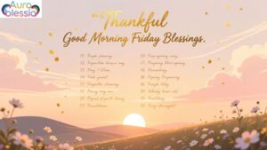 Inspirational Quotes Thankful Good Morning Friday Blessings