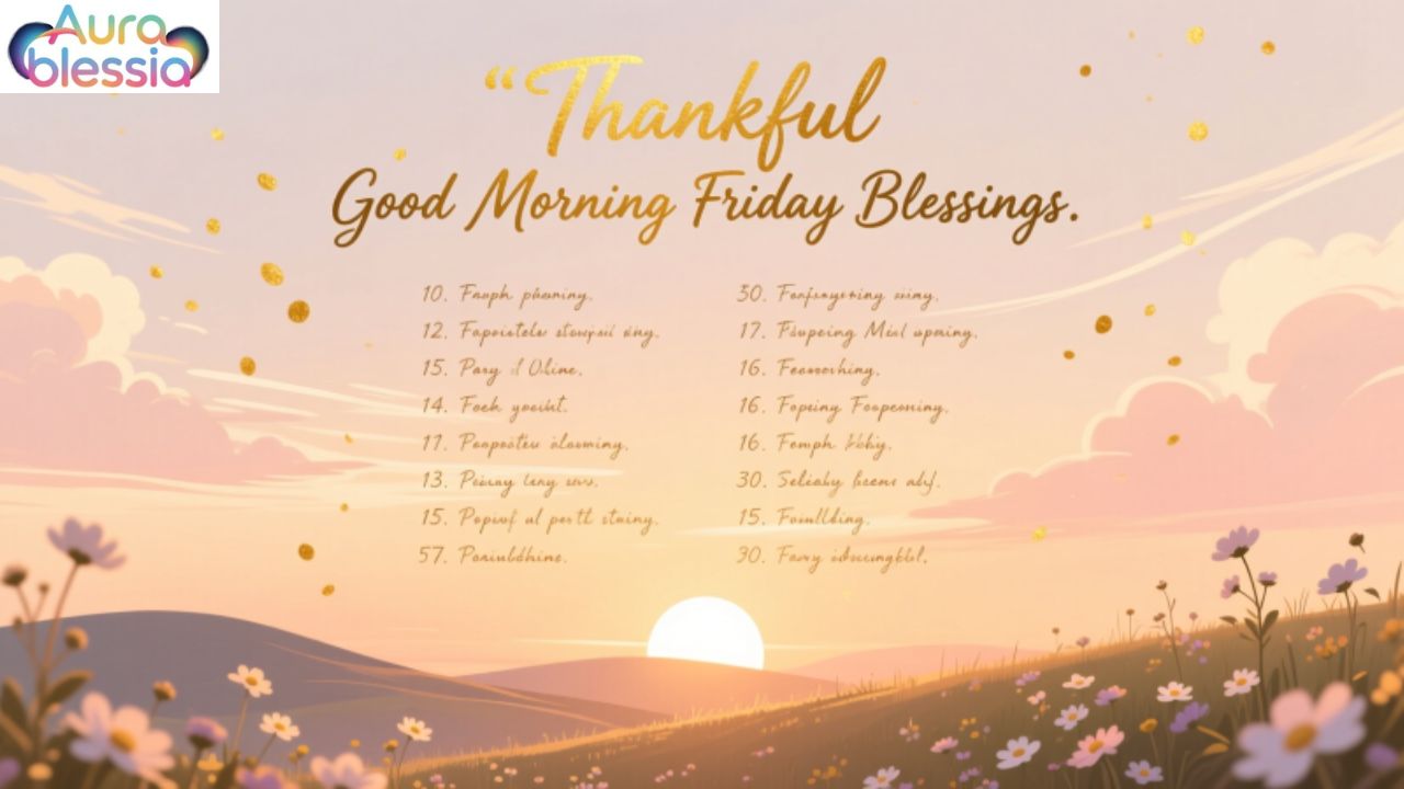 Inspirational Quotes Thankful Good Morning Friday Blessings