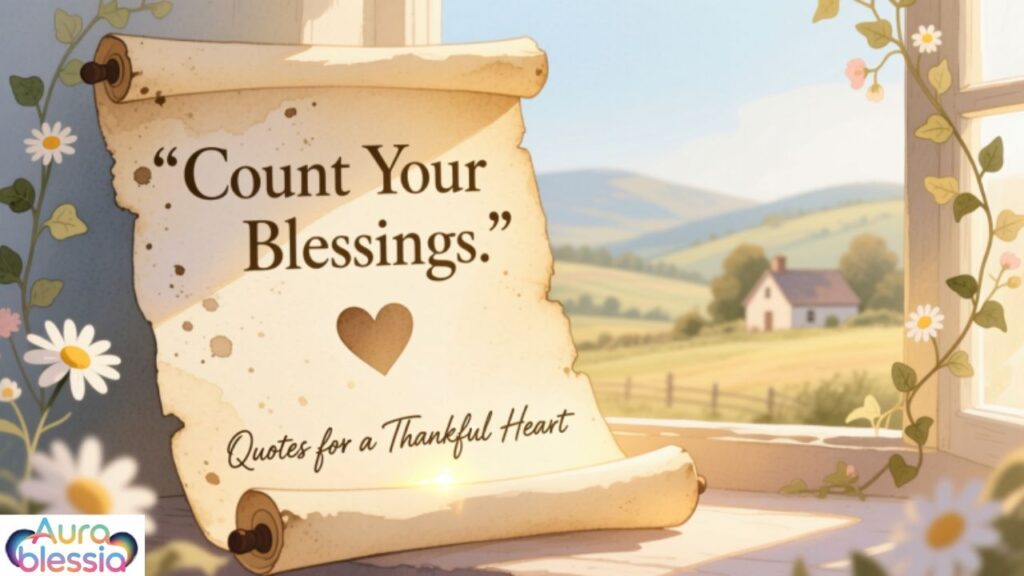 Count Your Blessings: Quotes for a Thankful Heart