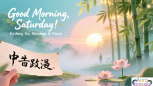 good morning saturday greetings and blessings