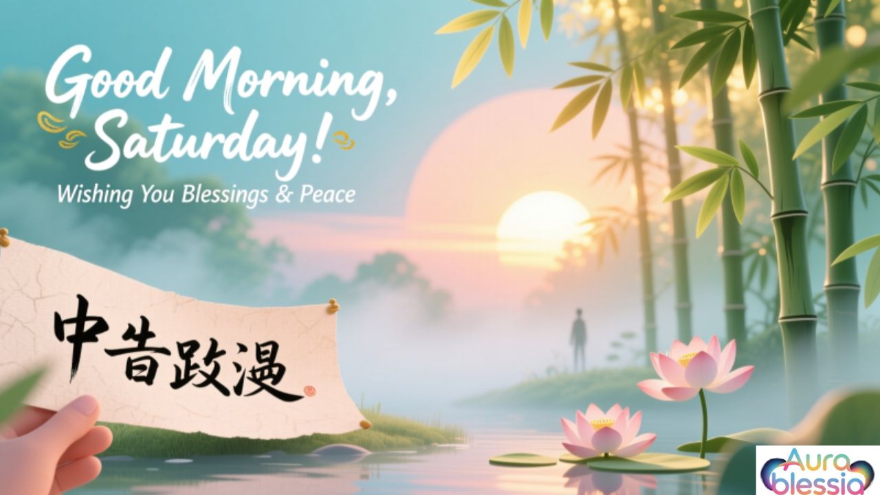 good morning saturday greetings and blessings