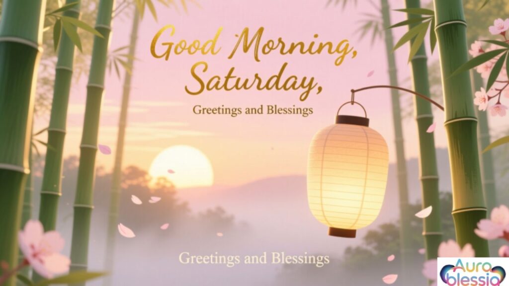 Good Morning Saturday Greetings and Blessings Quotes