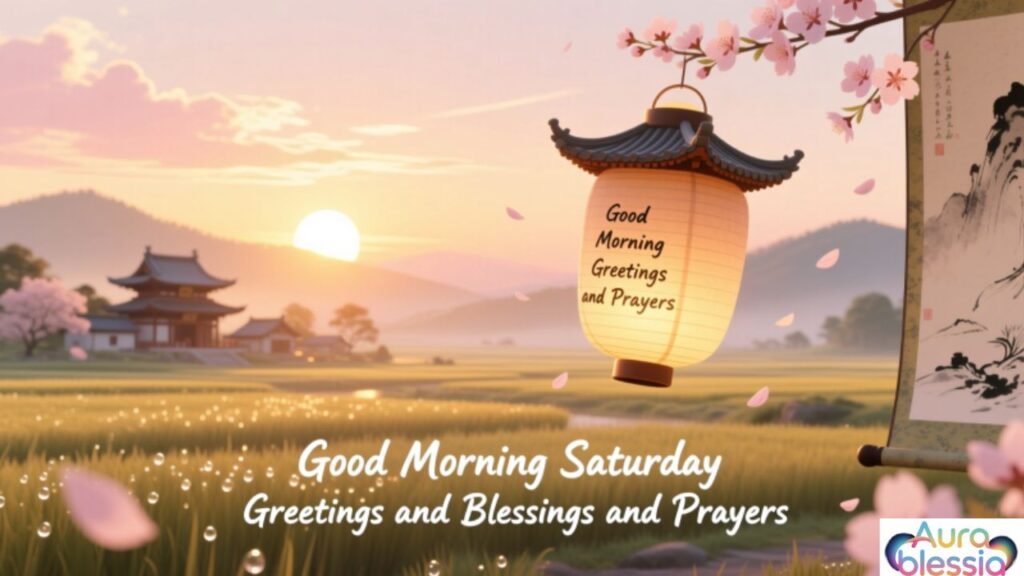 Good Morning Saturday Greetings and Blessings and Prayers