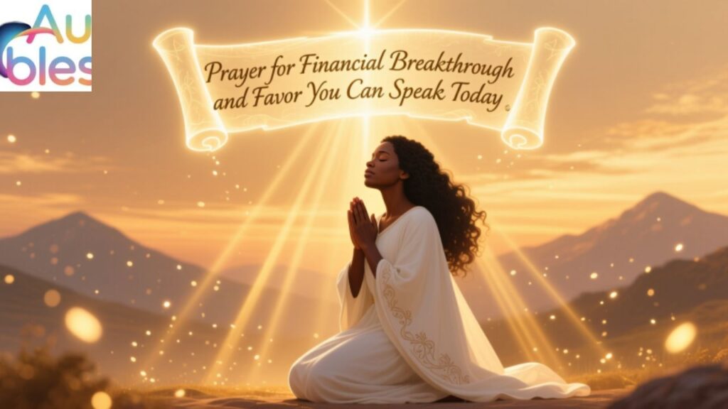 Prayer for Financial Breakthrough and Favor You Can Speak Today