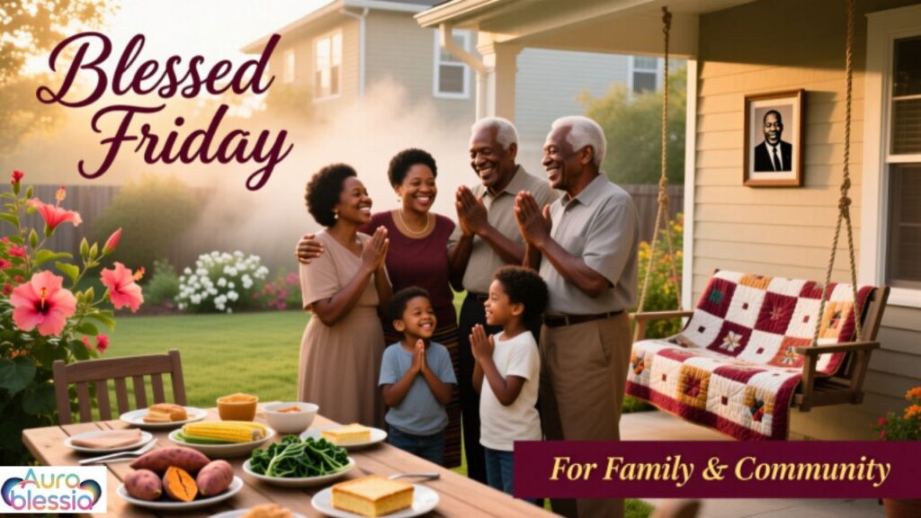 African American Friday Morning Blessings for Family and Community