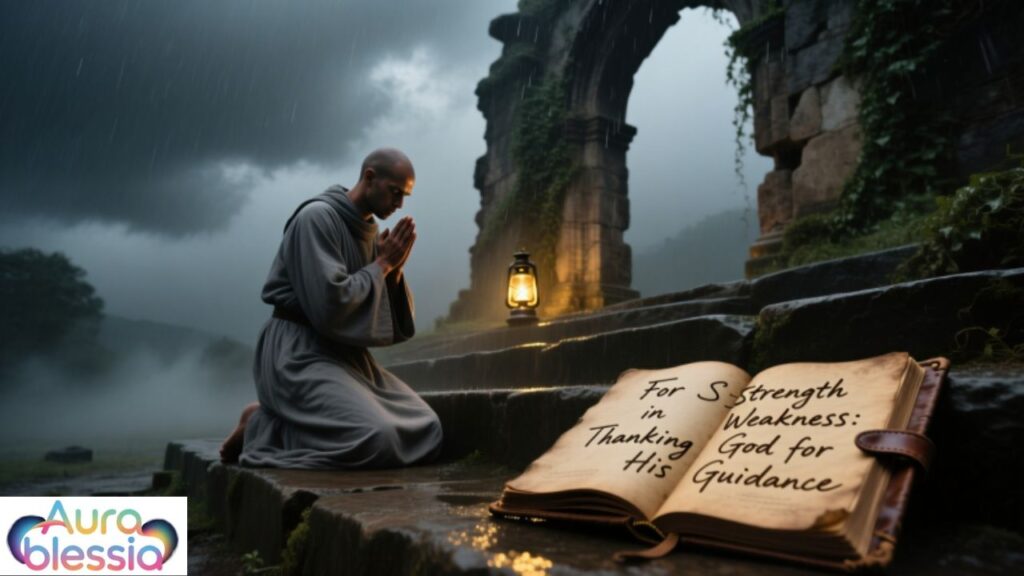 For Strength in Weakness: Thanking God for His Guidance