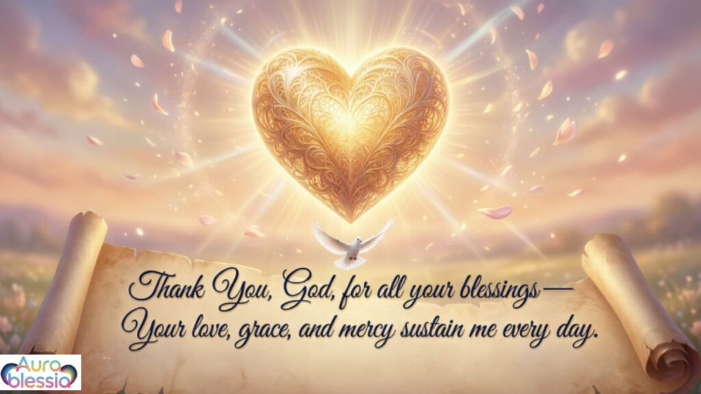 Heartfelt Thank You God for All the Blessings Messages and Prayers