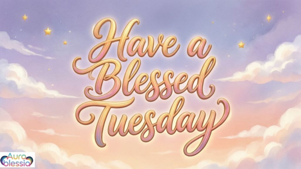 Have a Blessed Tuesday