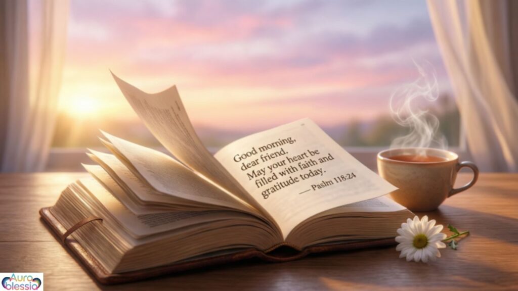 Good Morning Friday Blessings Bible Verses for Faith and Gratitude