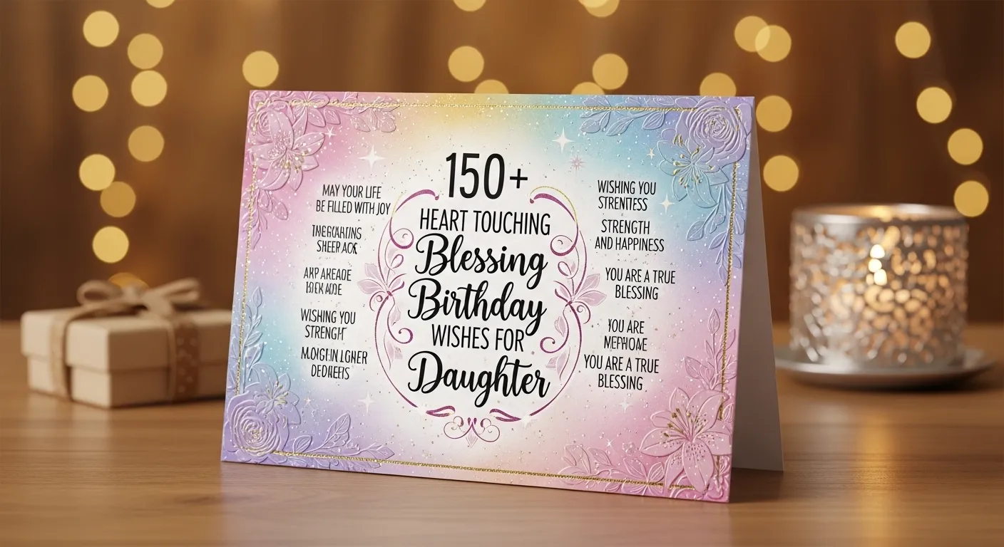 150+ Heart Touching Blessing Birthday Wishes for Daughter