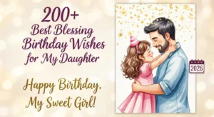 200+ Best Blessing Birthday Wishes for My Daughter in 2026
