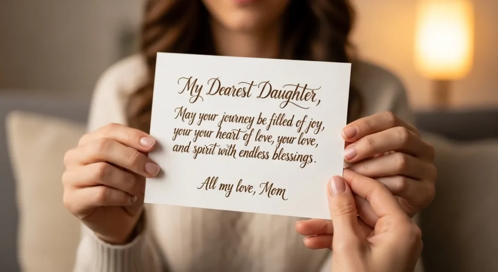 Short Blessing Wishes for Daughter from Mom