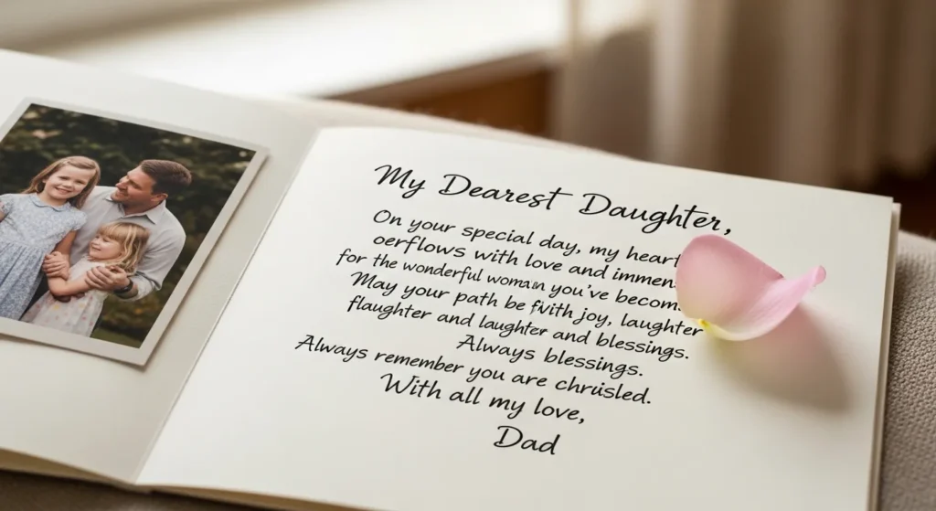 Blessing Birthday Wishes for My Daughter from Dad
