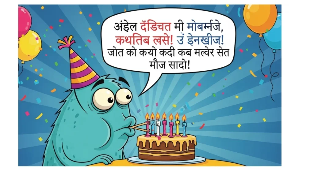 Funny Birthday Wishes for Son in Marathi