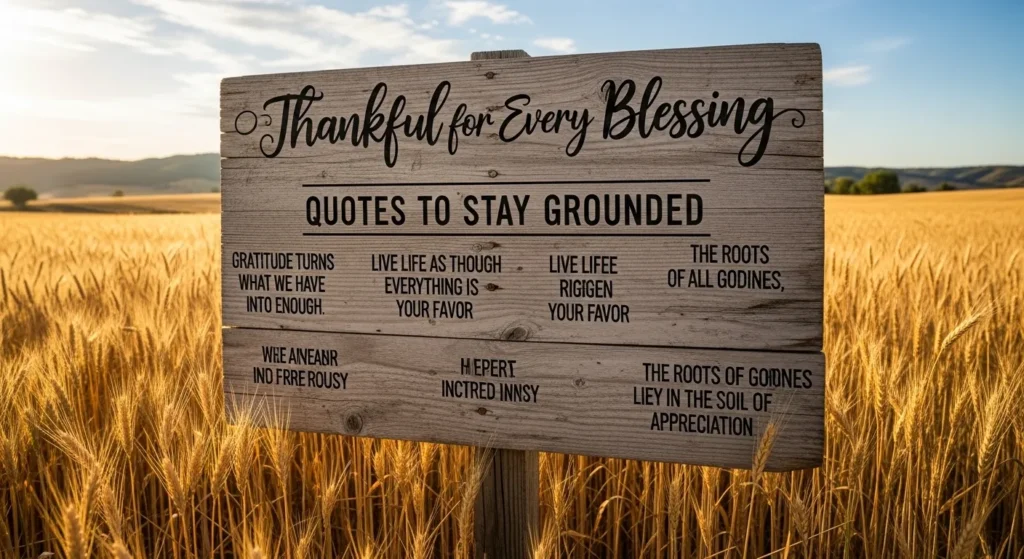 Thankful for Every Blessing Quotes to Stay Grounded