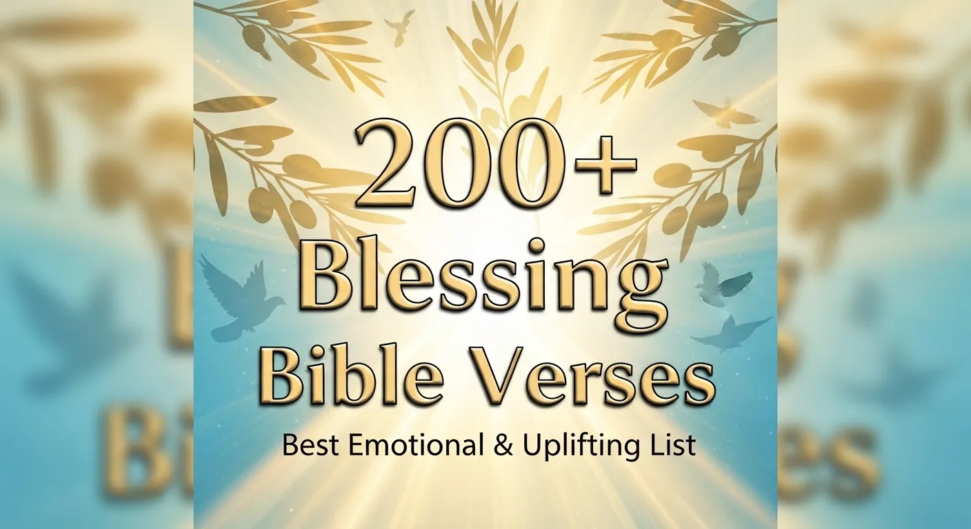 200+ Blessing Bible Verses: Best Emotional & Uplifting List 