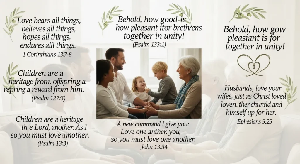 Family Blessing Bible Verses for Love and Unity