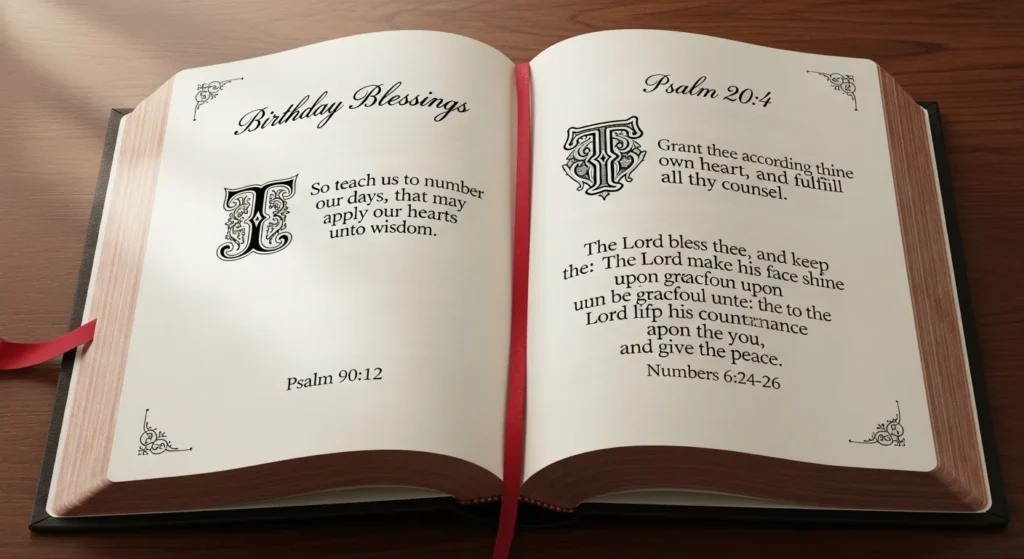 KJV Birthday Blessing Scriptures