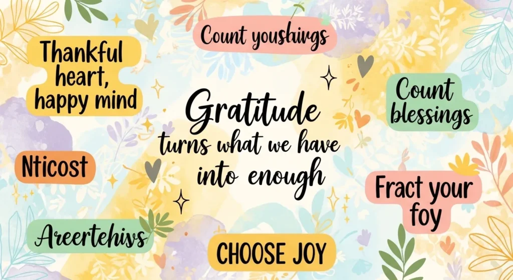 Thankful Quotes for a Positive Mindset