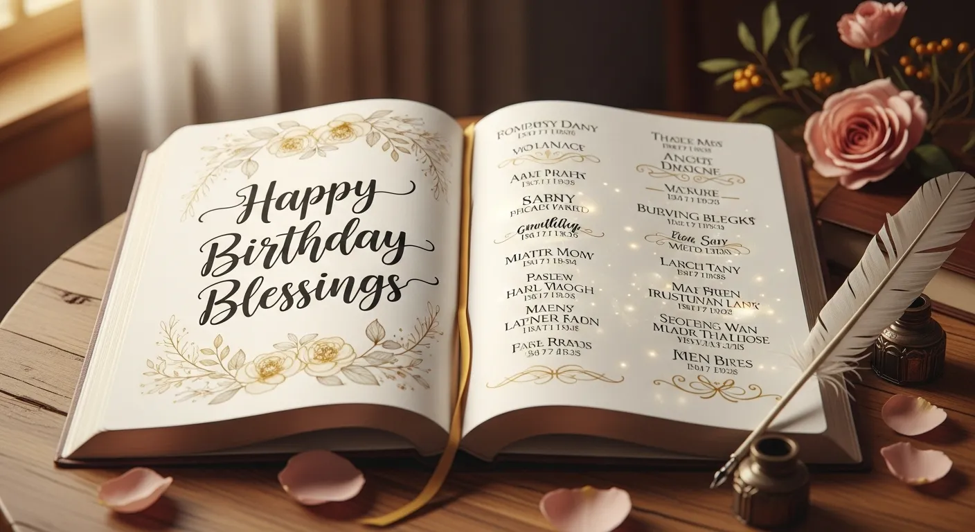 Bible Verses for Birthdays Blessing: 25 Heart-Touching Picks