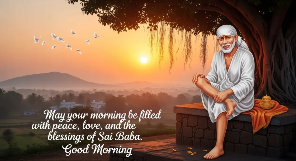  Best Blessing Good Morning Sai Baba Images with Quotes