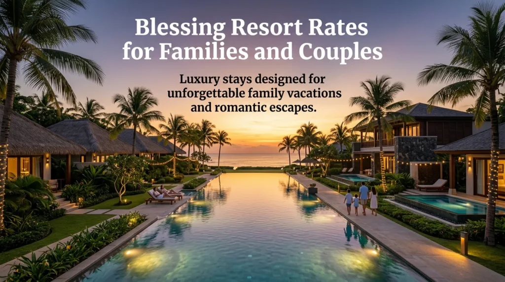 Blessing Resort Rates for Families and Couples