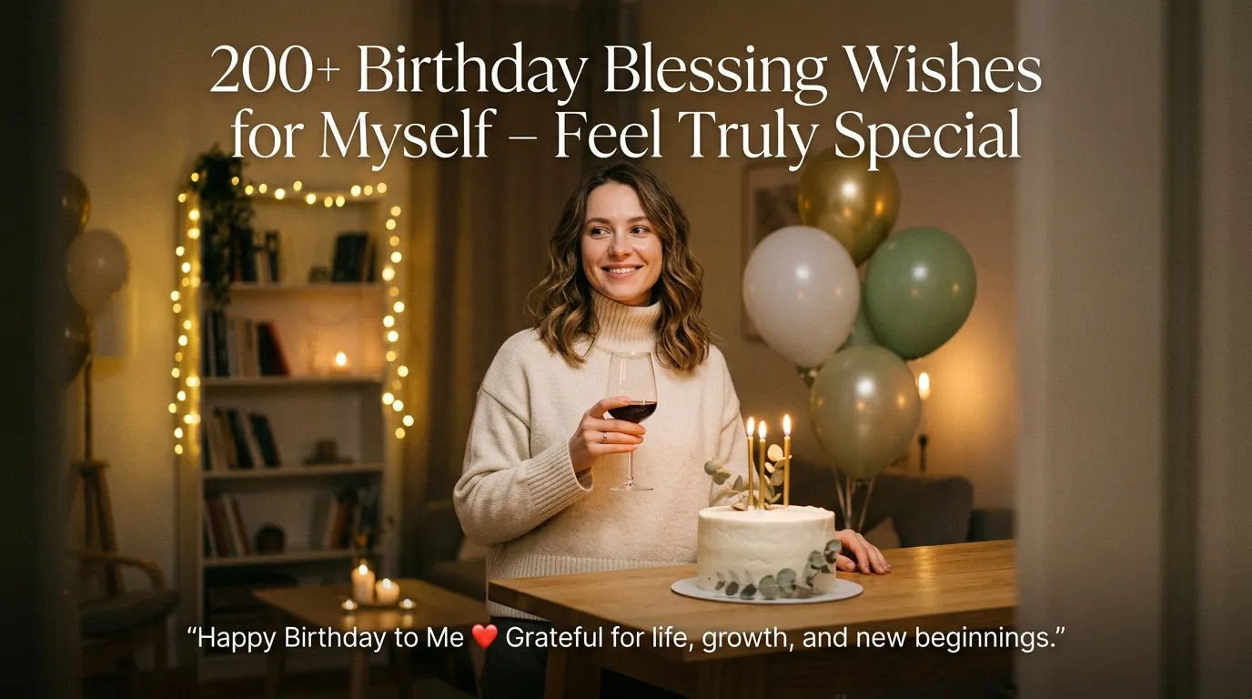 200+ Birthday Blessing Wishes for Myself – Feel Truly Special