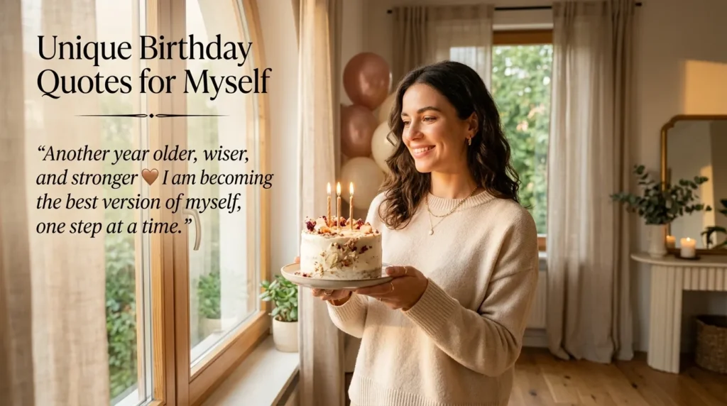 Unique Birthday Quotes for Myself
