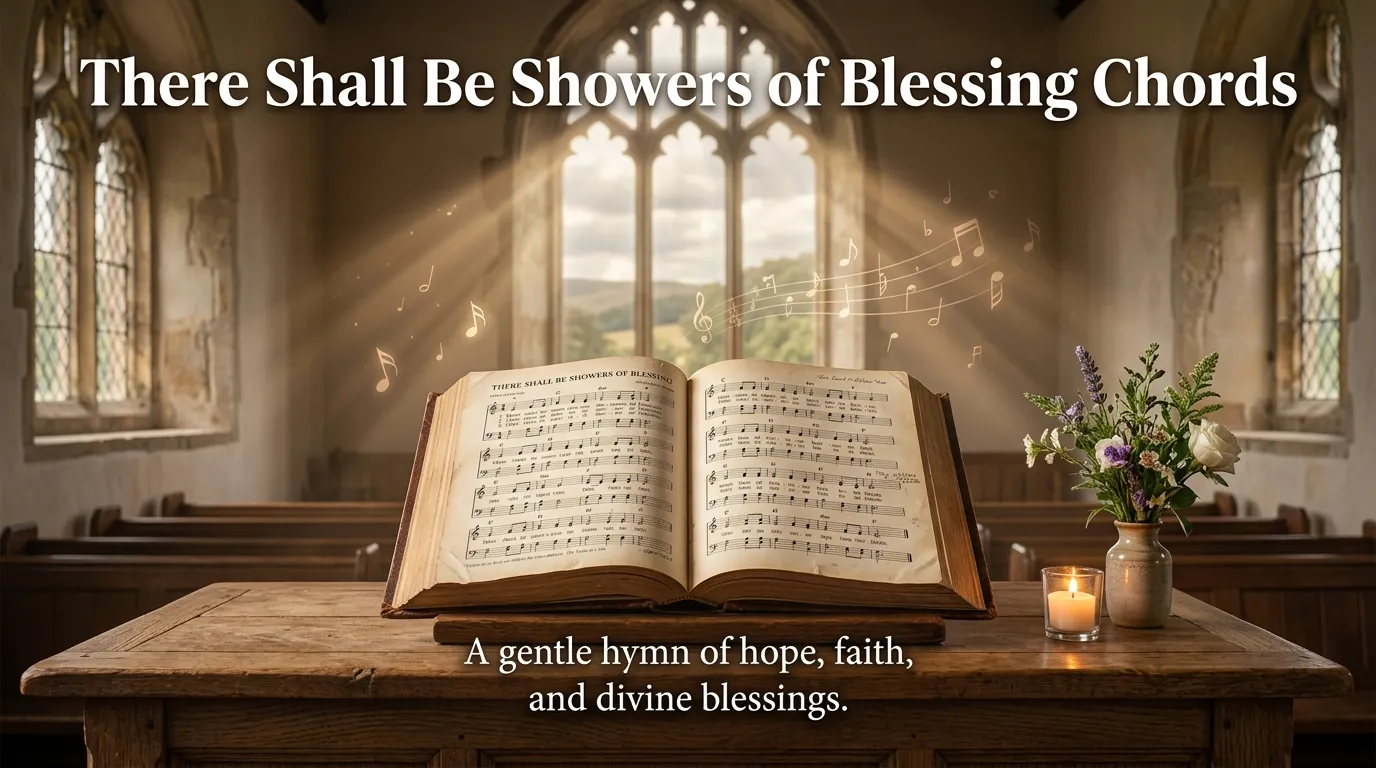 there shall be showers of blessing chords