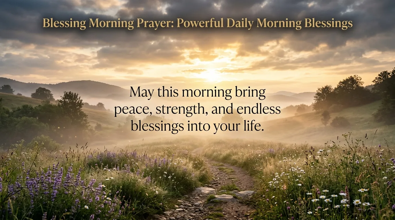 Blessing Morning Prayer