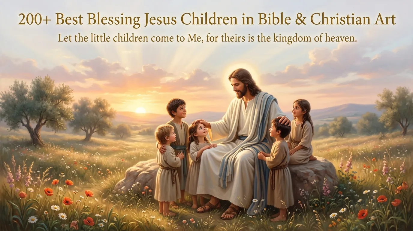 200+ Best Blessing Jesus Children in Bible & Christian Art