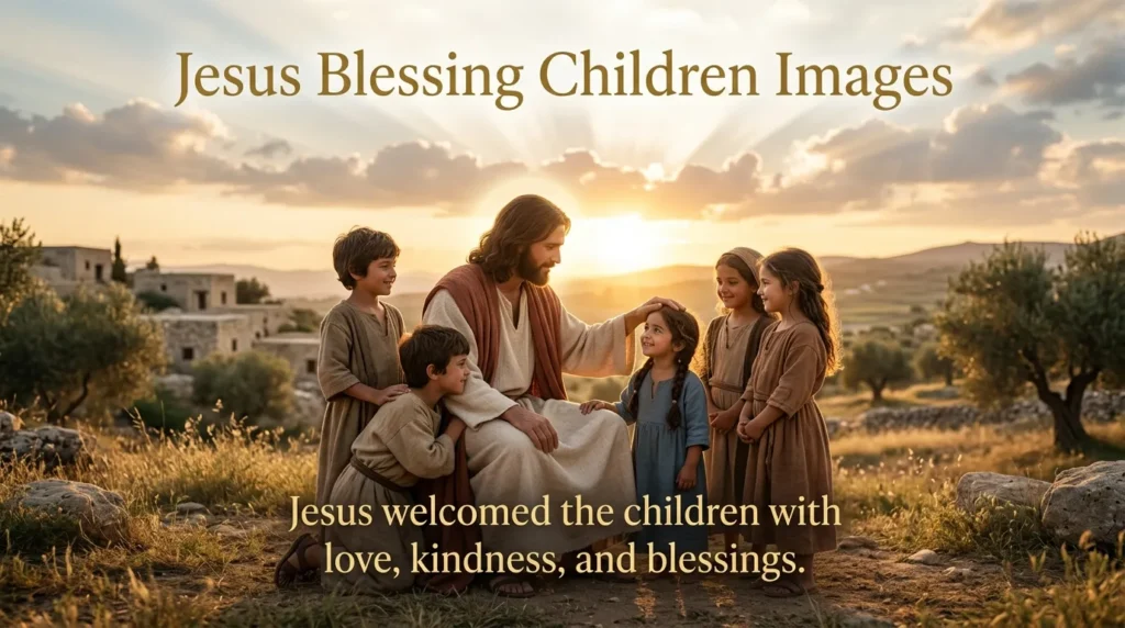 Blessing Jesus Children Images