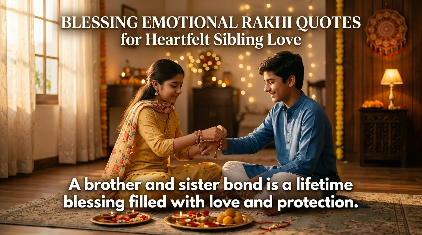 Blessing Emotional Rakhi Quotes