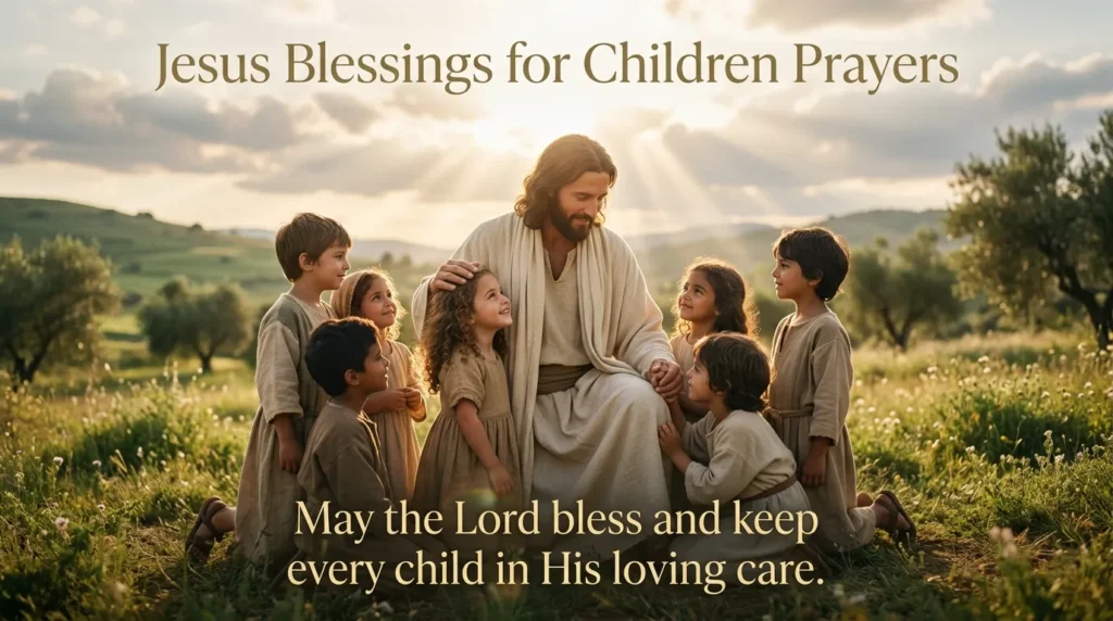 Jesus Blessings for Children Prayers