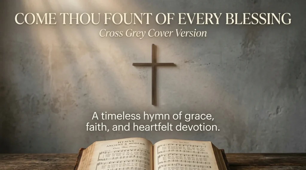 Come Thou Fount of Every Blessing Cross Grey Cover Version