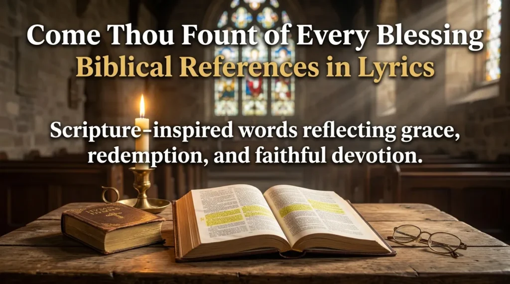 Come Thou Fount of Every Blessing Biblical References in Lyrics