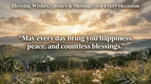 Blessing Wishes, Quotes & Messages for Every Occasion 