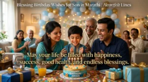 Blessing Birthday Wishes for Son in Marathi