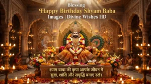 Blessing Happy Birthday Shyam Baba Images | Divine Wishes HD 