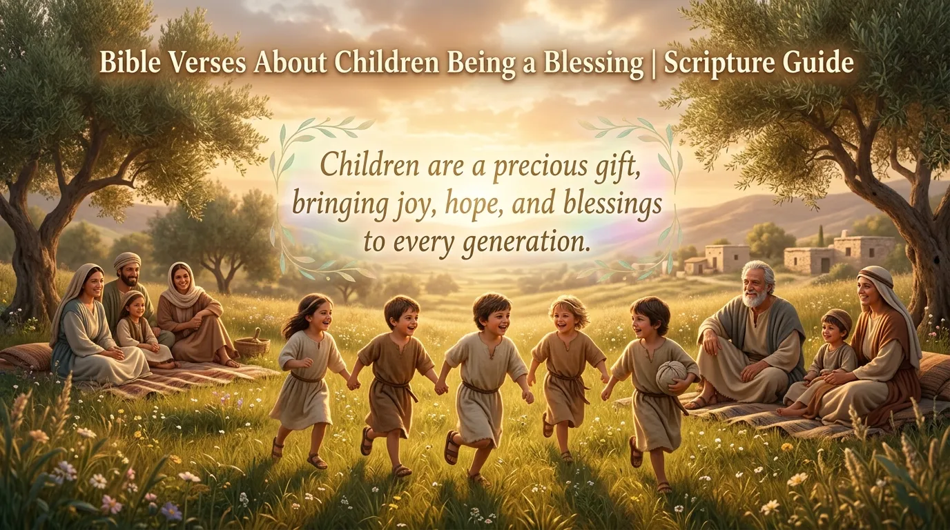 Bible Verses About Children Being a Blessing