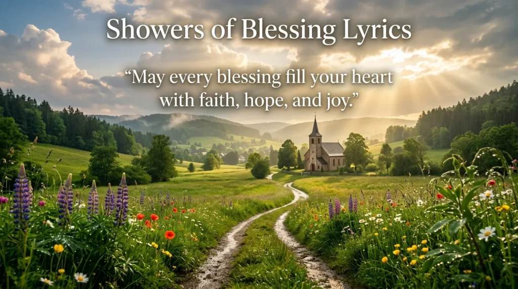 Showers of Blessing Lyrics