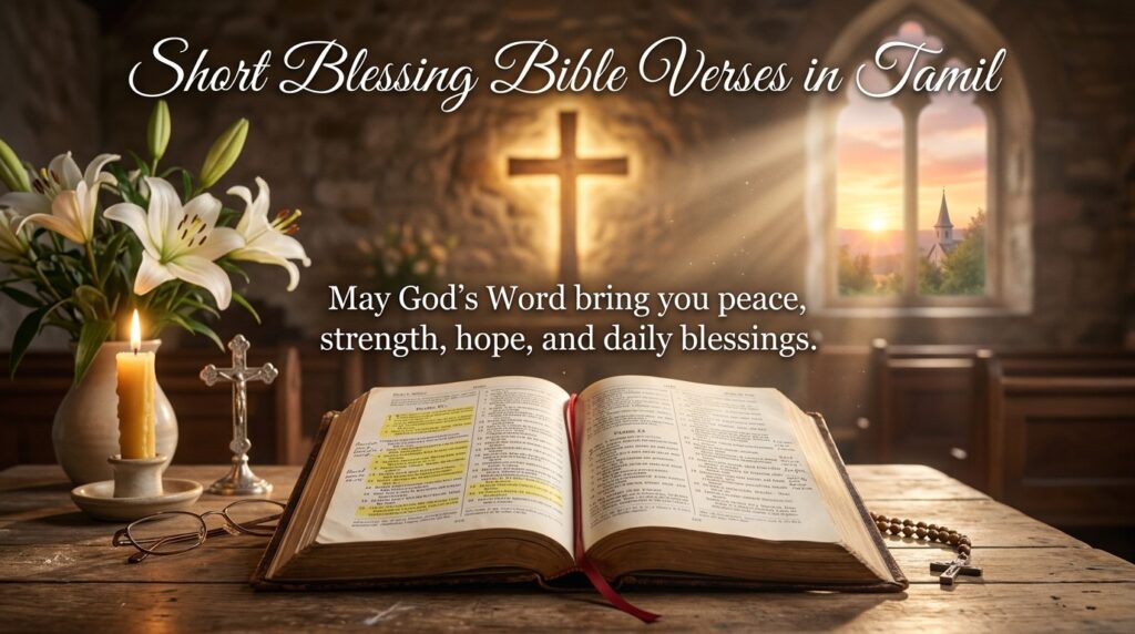 Short Blessing Bible Verses in Tamil