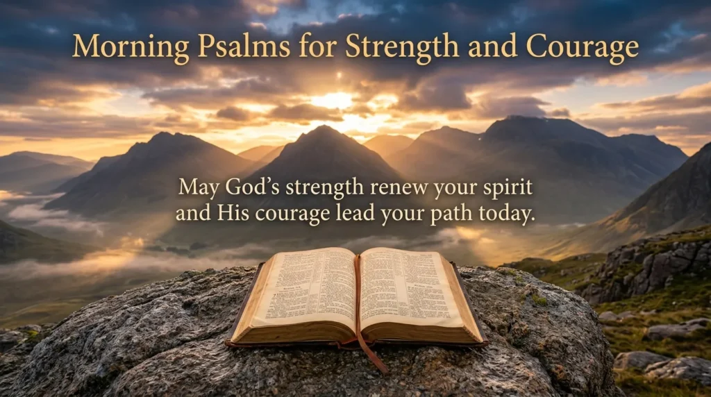 Morning Psalms for Strength and Courage