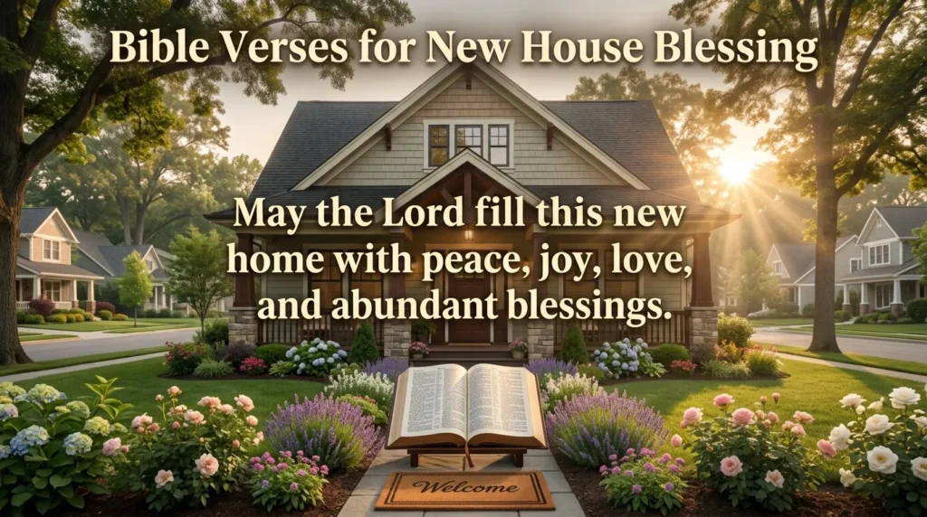 Bible Verses for New House Blessing