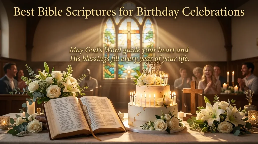 Best Bible Scriptures for Birthday Celebrations