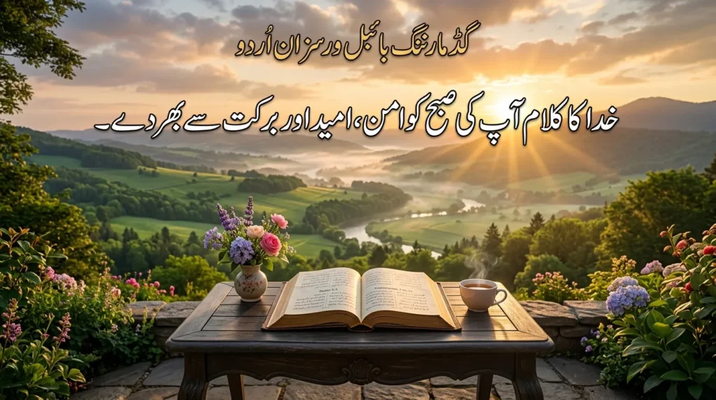 Good Morning Bible Verses in Urdu