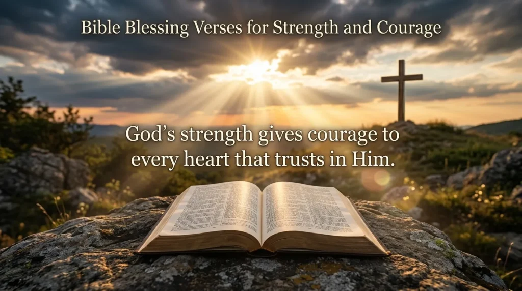 Bible Blessing Verses for Strength and Courage