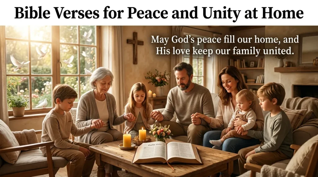 Bible Verses for Peace and Unity at Home