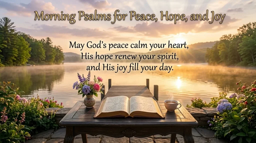 Morning Psalms for Peace, Hope, and Joy