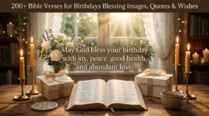 Bible Verses for Birthdays Blessing Images
